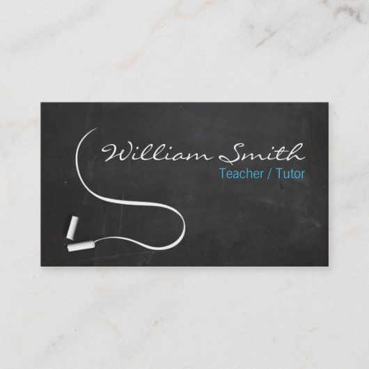 Teacher / Tutor Business card Visitekaartje (Voorkant)