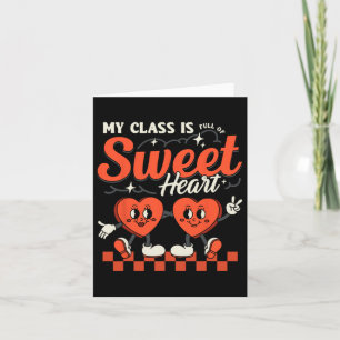 Teacher Valentijnsdag Shirt Mijn CL zit vol met Sw Kaart