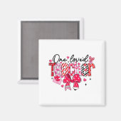Teacher Valentine Loved Teacher Valentine's Day Co Magneet (Voorkant / Achterkant)