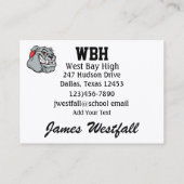 Teacher Visitekaartje - Zie omgekeerd - SRF (Achterkant)