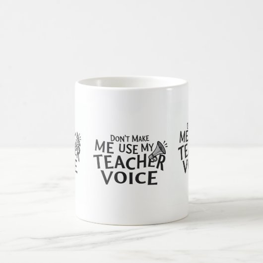 Teacher Voice Mug Koffiemok (Center)