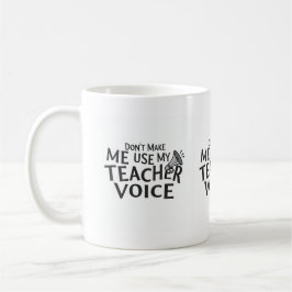 Teacher Voice Mug Koffiemok