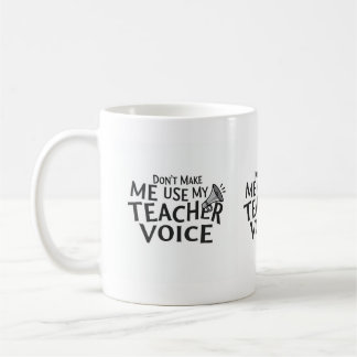 Teacher Voice Mug Koffiemok