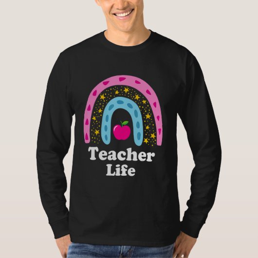 Teacher Womenu2019s Teacher Life Graphic Tees Cu (Voorkant)