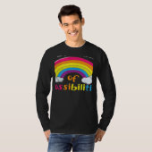 Teacher You are a rainbow of possibilities 1 T-shirt (Voorkant volledig)