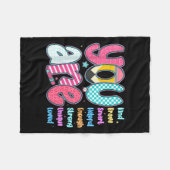 Teacher You Are Smart Brave Strong Kind Loved Moti Fleece Deken (Voorkant (Horizontaal))