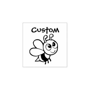 Teacher's aanpasbare stempel - Cartoon Bee