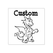Teacher's aanpasbare stempel - Cartoon Dragon (Afrduk)