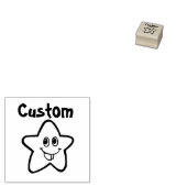 Teacher's aanpasbare stempel - Cartoon Star (Gestempeld)
