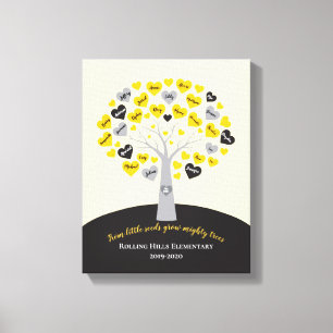TEACHERS AFSTUDEREN GIFT BEELDSCHERM CANVAS AFDRUK