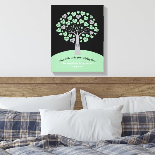 TEACHERS AFSTUDEREN GIFT BEELDSCHERM CANVAS AFDRUK (Insitu (Slaapkamer))