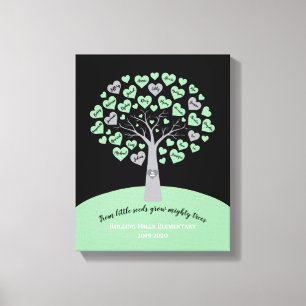 TEACHERS AFSTUDEREN GIFT BEELDSCHERM CANVAS AFDRUK