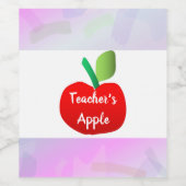 Teacher's Apple Wine and Sparkling Wine Label Set Wijn Etiket (Enkel label)