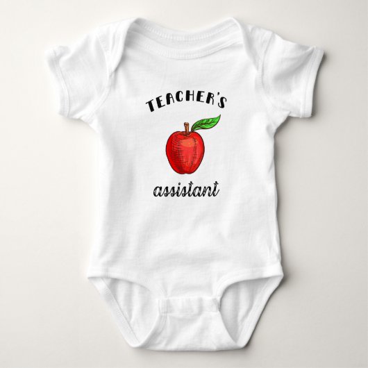 Teacher's Assistant Baby Bodysuit (Voorkant)