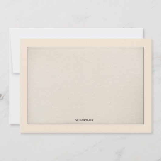 Teacher's Books Afstuderen Invitation Kaart (Achterkant)