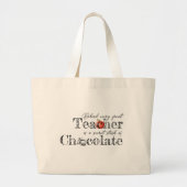 Teacher's Chocolate Stash Canvas tas (Voorkant)