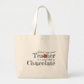 Teacher's Chocolate Stash Canvas tas