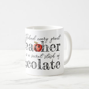 Teacher's Chocolate Stash Coffee Mok