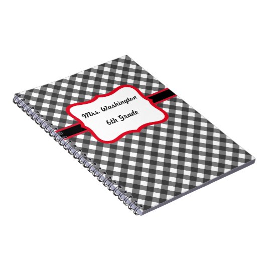 Teacher's Custom Class Notitieboek Gift (Rechterzijde)