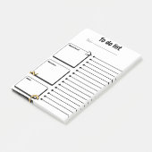 Teacher's Cute Gift , modern to do list planner Post-it® Notes (Schuin)