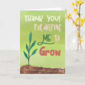 Teacher's Day Appreciation Card Kaart (Gele Bloem)