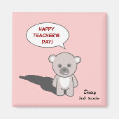 Teacher's Day_Magnet1(Personaliseren) Magneet (Voorkant)