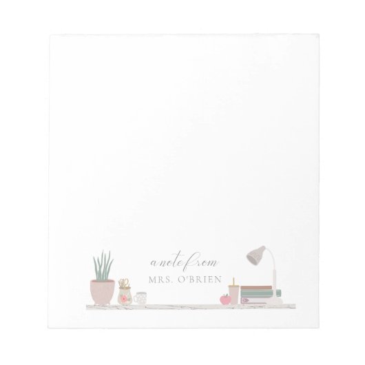 Teacher's Desk Notitieblok (Voorkant)