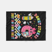 Teachers Donut Stress Just Do Your Test Day Boys G Fleece Deken (Voorkant (Horizontaal))