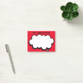 Teacher's Gepersonaliseerde denkbubbel Post-it® Notes (Kantoor)