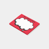 Teacher's Gepersonaliseerde denkbubbel Post-it® Notes (Schuin)