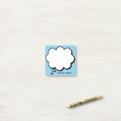Teacher's Gepersonaliseerde denkbubbel Post-it® Notes (Op bureau)