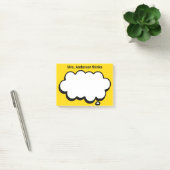 Teacher's Gepersonaliseerde denkbubbel Post-it® Notes (Kantoor)
