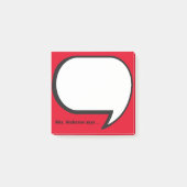 Teacher's Gepersonaliseerde denkbubbel Post-it® Notes (Voorkant)