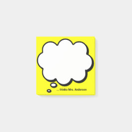 Teacher's Gepersonaliseerde denkbubbel Post-it® Notes
