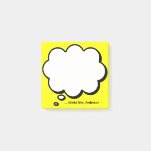 Teacher's Gepersonaliseerde denkbubbel Post-it® Notes
