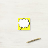 Teacher's Gepersonaliseerde denkbubbel Post-it® Notes (Op bureau)