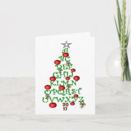 Teacher's Holiday Greeting Kaart