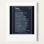 Teachers Planner with space for name (Achterkant)