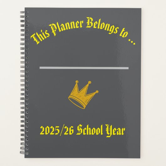 Teachers Planner with space for name (Voorkant)