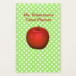 Teachers Polka Dot Daily Planner