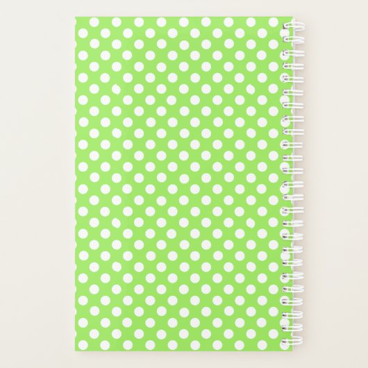 Teachers Polka Dot Daily Planner (Achterkant)
