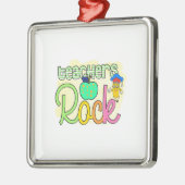 Teachers Rock Metalen Ornament (Links)