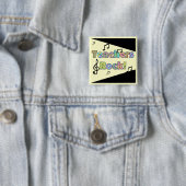 Teachers Rock Tshirts en Gifts Vierkante Button 5,1 Cm (In situ)