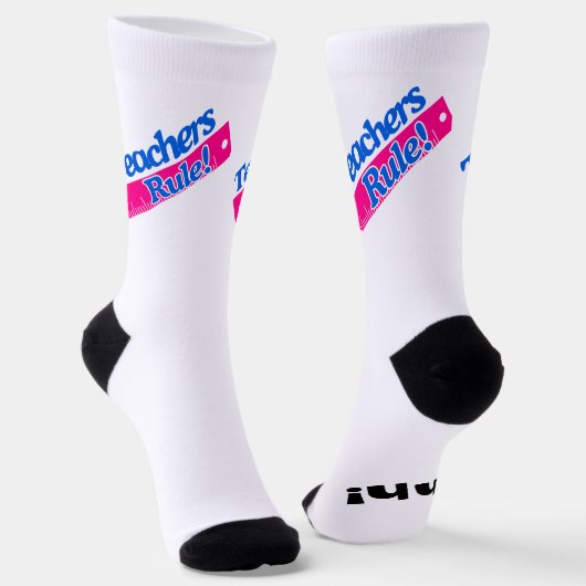 Teachers Rule /I'm Grading sokken (Gebogen)