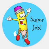 Teacher's Schattige Pencil Award Stickers (Voorkant)