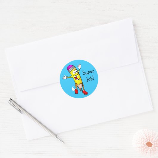 Teacher's Schattige Pencil Award Stickers (Envelop)