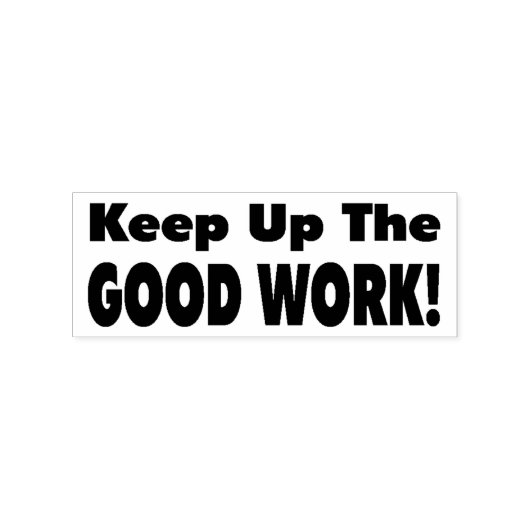 Teachers Stamp - Blijf het goede werk! Rubberstempel (Gestempeld)