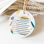 Teacher's Survival Kit Terug naar school Bedankjes Labels