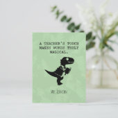 Teacher's Touch Makes Words Truly Magical Briefkaart (Staand voorkant)