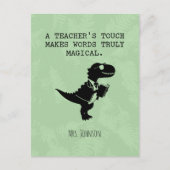 Teacher's Touch Makes Words Truly Magical Briefkaart (Voorkant)
